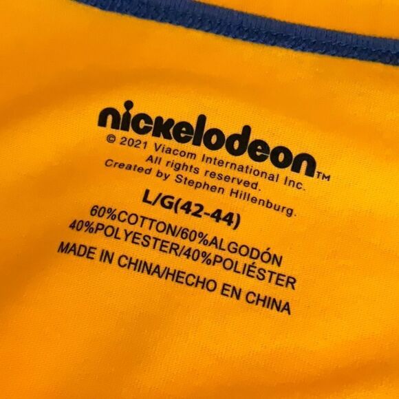 NWOT SPONGE BOB mens tank in size large - Picture 7 of 8